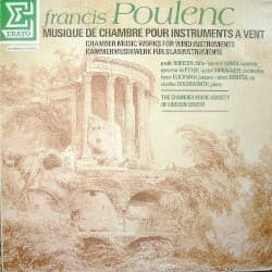 Musique de chambre pour instruments a vent
