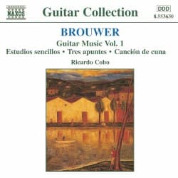Guitar Music, Volume 1: Estudios sencillos / Tres apuntes / Canción de cuna