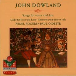 John Dowland, Songs For Tenor And Lute